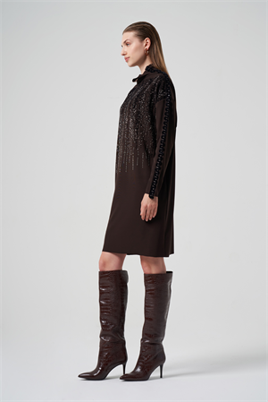 MissWhence 36012 Tunik - Kahve