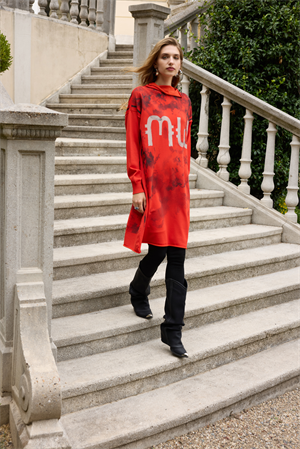MissWhence 36021 Triko Tunik - -Turuncu