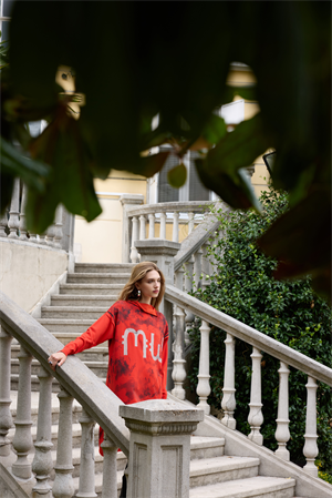 MissWhence 36021 Triko Tunik - -Turuncu