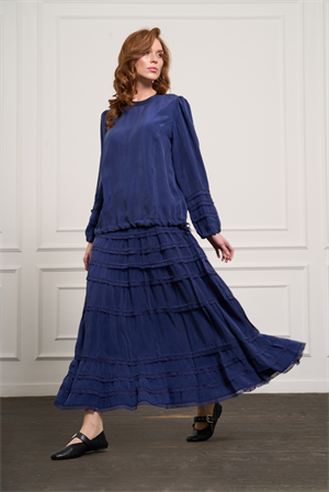 MissWhence 37005 Tunik Takım - İndigo