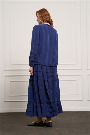 MissWhence 37005 Tunik Takım - İndigo