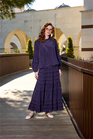 MissWhence 37005 Tunik Takım - Mor