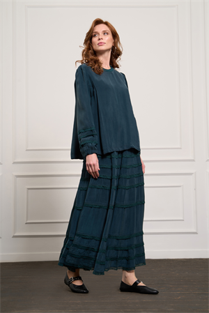 MissWhence 37005 Tunik Takım - Zümrüt