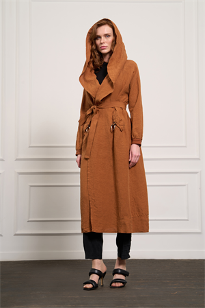 MissWhence 37401 Keten Kap - Tarçın