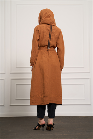 MissWhence 37401 Keten Kap - Tarçın
