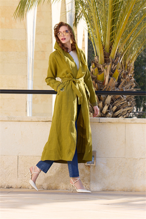 MissWhence 37401 Keten Kap - Yeşil