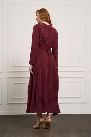 MissWhence 37800 Elbise - Bordo