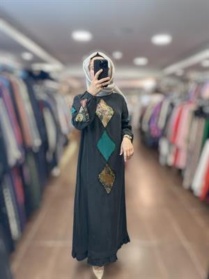 MissWhence 37803 Elbise - Siyah