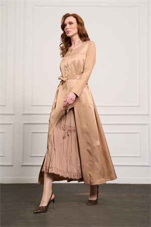 MissWhence 37806 Elbise - Camel