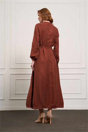 MissWhence 37831 Elbise - Turuncu
