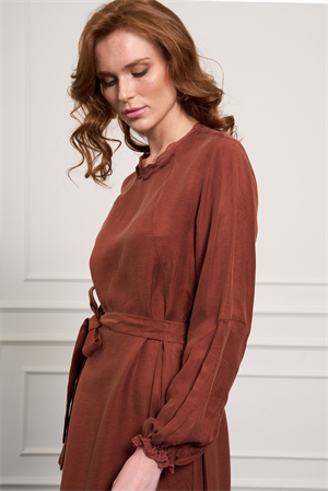 MissWhence 37831 Elbise - Turuncu