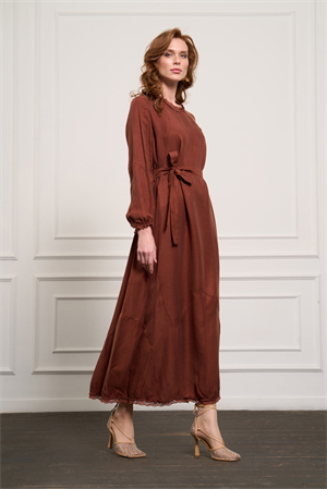 MissWhence 37831 Elbise - Turuncu