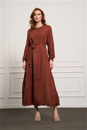 MissWhence 37831 Elbise - Turuncu