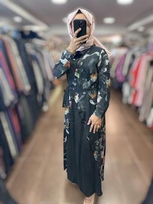 MissWhence 37835 Elbise - Siyah