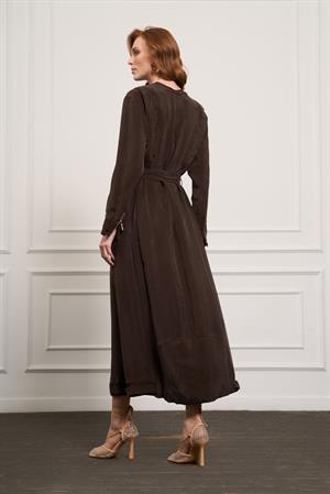 MissWhence 37838 Elbise - Kahverengi