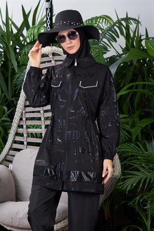 moodbasic CEPLERİ TAŞLI FİLE DETAYLI TESETTÜR MAYO - 