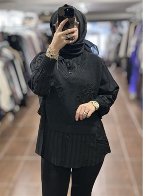 ON FASHION 26K.ON.BLZ.60351.01 2505 BLUZ - SİYAH