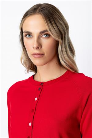 ON FASHION 26K.ON.HRK.65921.01 HIRKA RENKLİ DÜĞMELİ - KIRMIZI