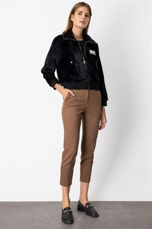 ON FASHION 26K.ON.MNT.66720.01 SAKALLI CEP DETAYLI MONT - SİYAH