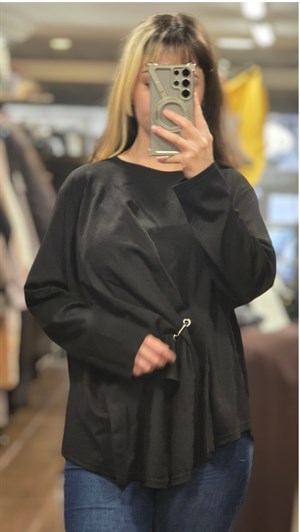 ON FASHION 26Y.ON.BLZ.70309.01 BLUZ - SİYAH