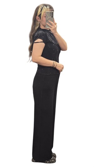 ON FASHION 26Y.ON.BLZ.70357.01 BLUZ - SİYAH