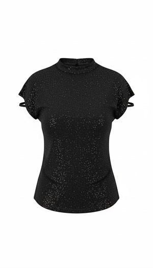 ON FASHION 26Y.ON.BLZ.70357.01 BLUZ - SİYAH