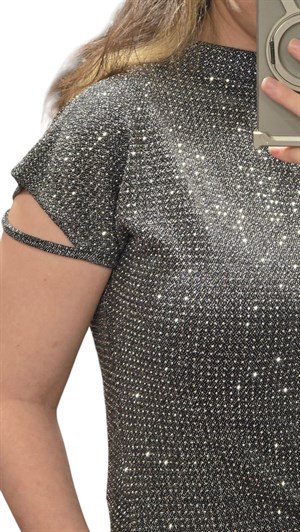 ON FASHION 26Y.ON.BLZ.70357.01 BLUZ - GÜMÜŞ