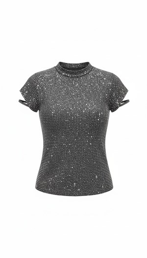 ON FASHION 26Y.ON.BLZ.70357.01 BLUZ - GÜMÜŞ