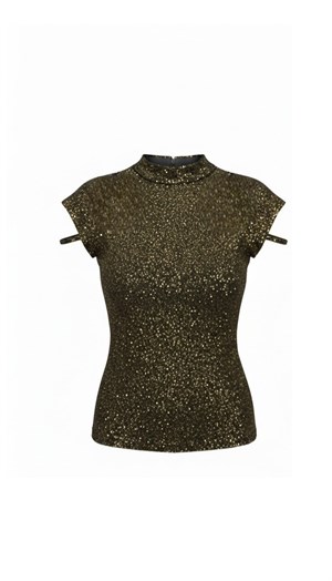 ON FASHION 26Y.ON.BLZ.70357.01 BLUZ - GOLD