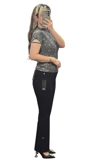 ON FASHION 26Y.ON.BLZ.70357.01 BLUZ - GÜMÜŞ