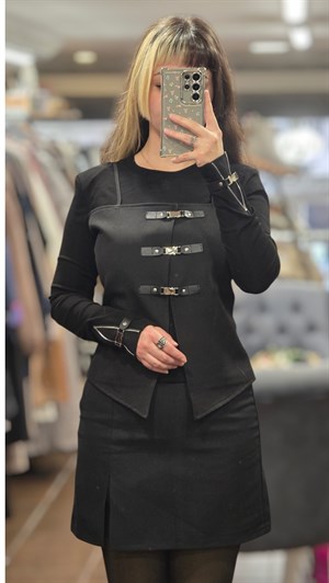 ON FASHION 26Y.ON.BLZ.70367.01 BLUZ - SİYAH