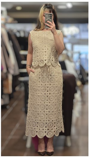 ON FASHION 26Y.ON.BLZ.76371.01 KOLSUZ SIFIR YAKA BLUZ - KREM
