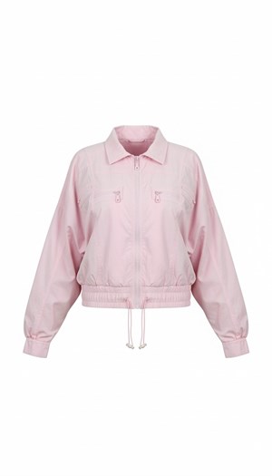 ON FASHION 26Y.ON.MNT.76707.01 BELİ LASTİKLİ PARAŞÜT KUMAŞ CEKET - pembe