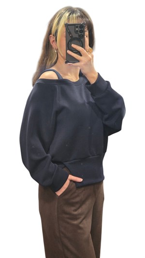 ON FASHION 26Y.ON.SWT.76324.01 OMZU AÇIK VEREV SWEAT - LACİ