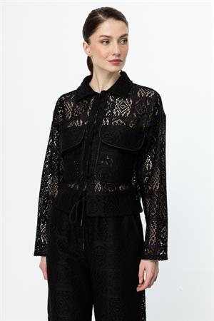 ON FASHION DANTEL CEKET - SİYAH
