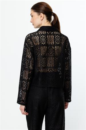 ON FASHION DANTEL CEKET - SİYAH