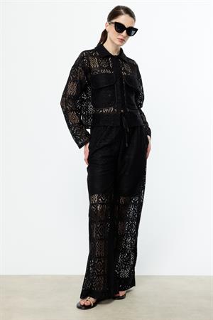 ON FASHION DANTEL PANTOLON - SİYAH