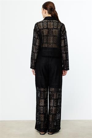 ON FASHION DANTEL PANTOLON - SİYAH