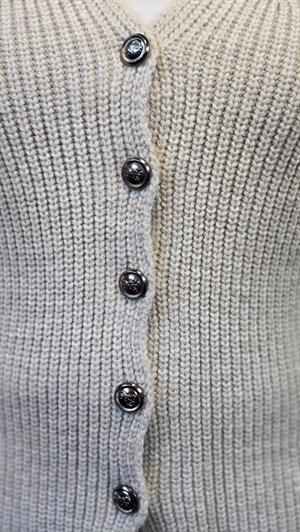 ON FASHION DÜĞMELİ V YAKA YELEK - BEJ
