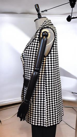 ON FASHION KARELİ 4 DÜĞME YELEK - EKRU