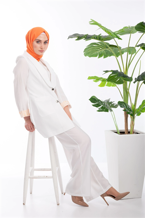 SPOR DİKİŞLİ PANTOLON - EKRU