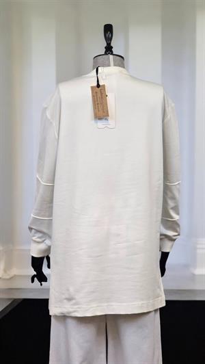 Taş Şeritli Sweat - Ekru