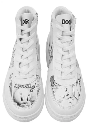 Tweety Sketch / Dogo WB Ace Boots Kadın Düz Bot