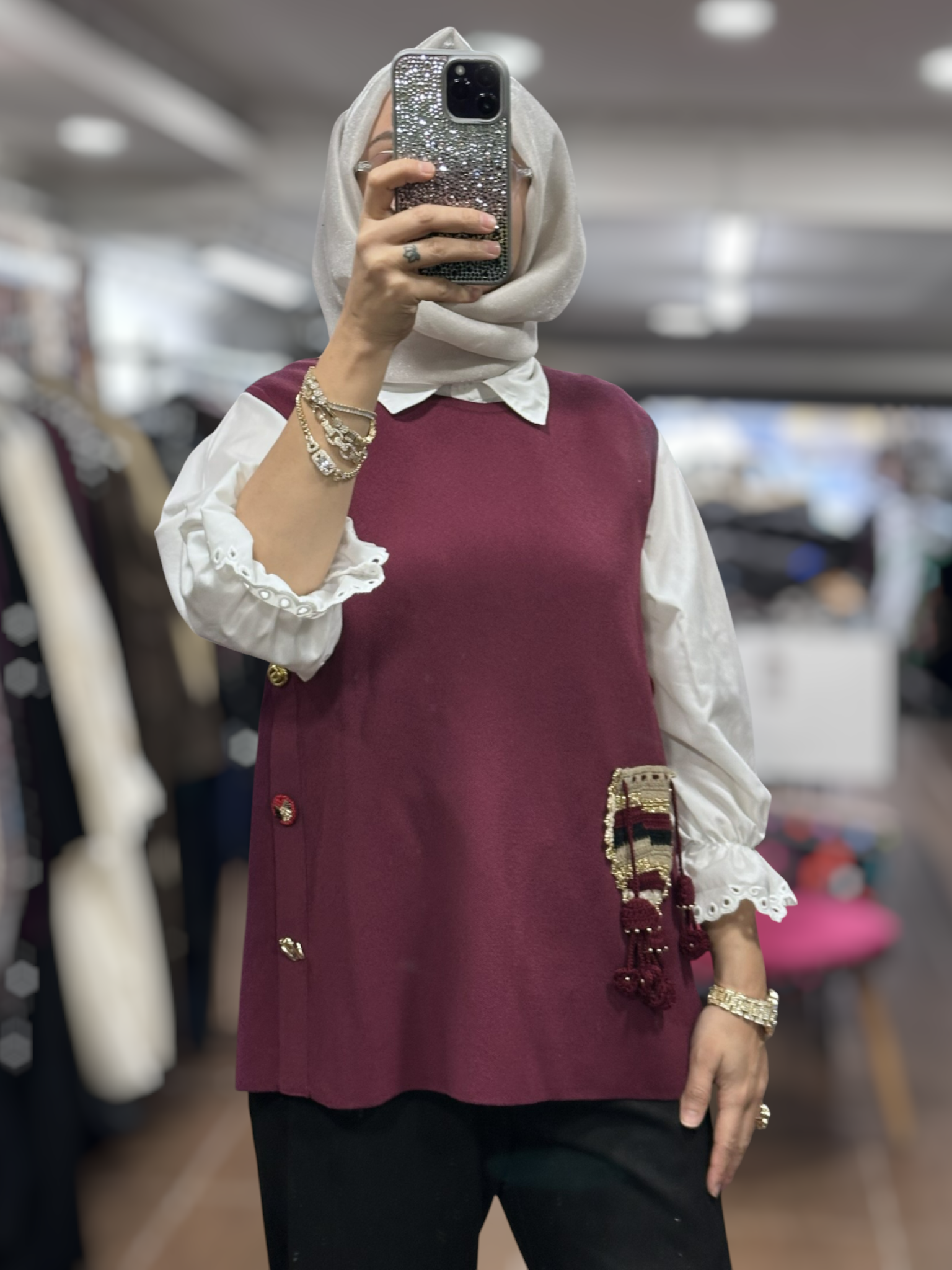 26KOBYLK3291/Ghisa Yelek - MÜRDÜM