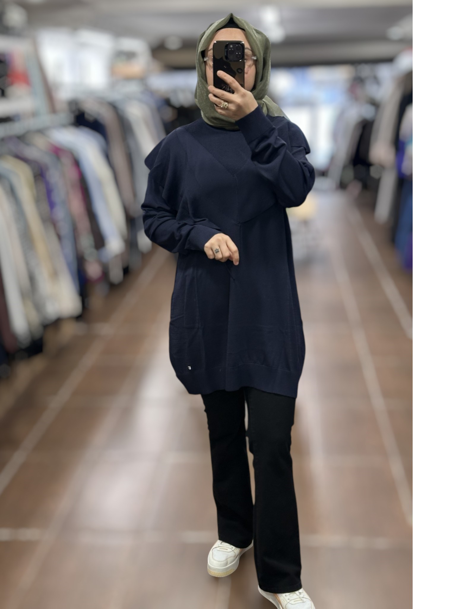 3620T4325/Ghisa Tunik-LACİVERT