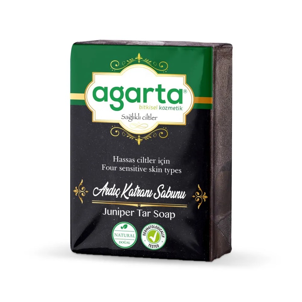 AGARTA DOĞAL BAKIM LEKELİ CİLTLER SABUNU- ARDIÇ KATRANI 150 GR