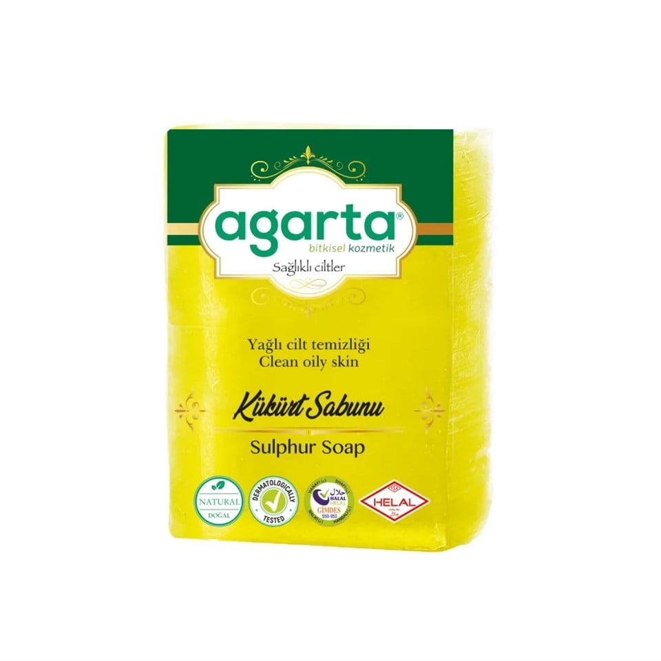 AGARTA DOĞAL EL YAPIMI KÜKÜRT SABUNU 150 GR