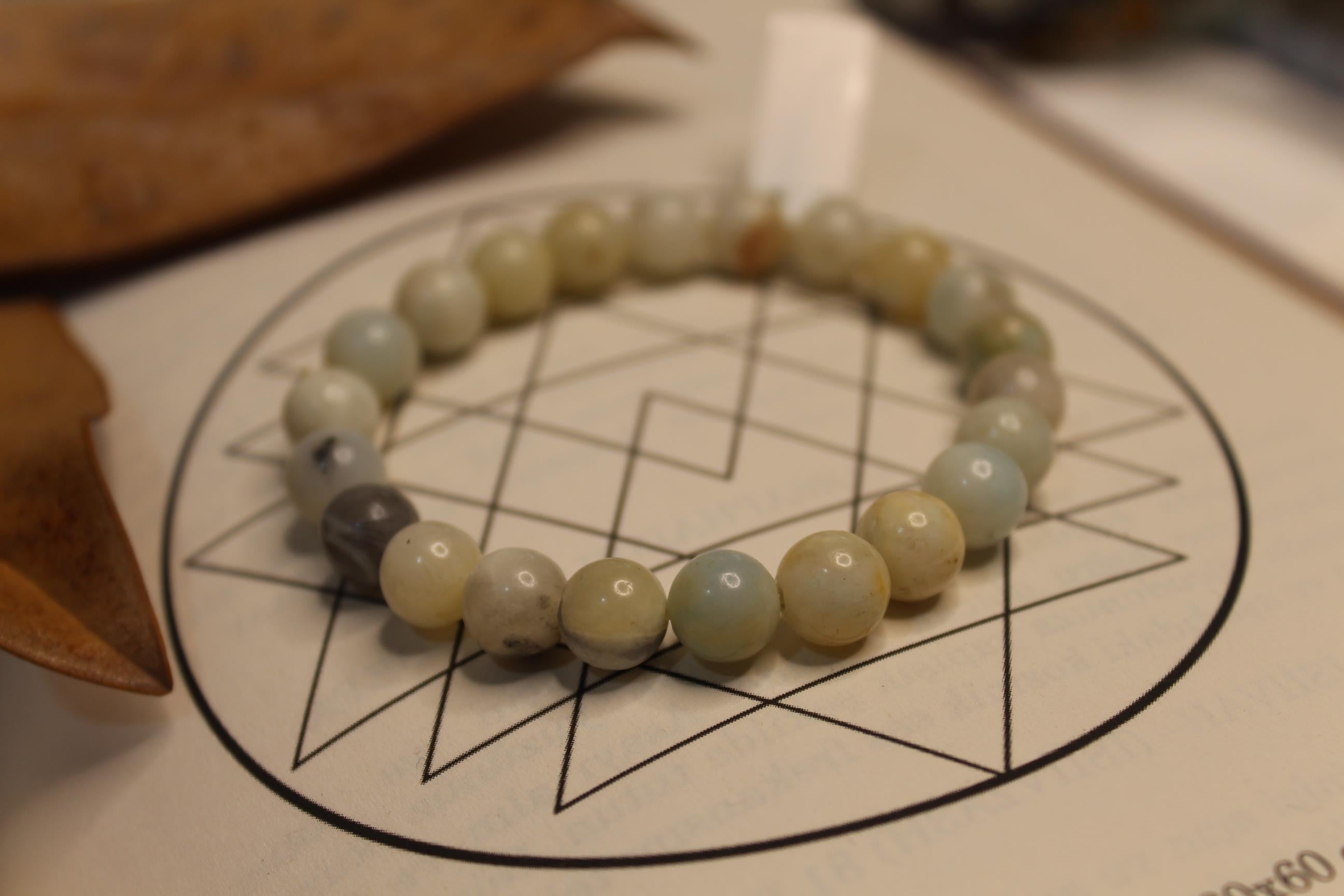 BİLEKLİK - AMAZONİT 8MM