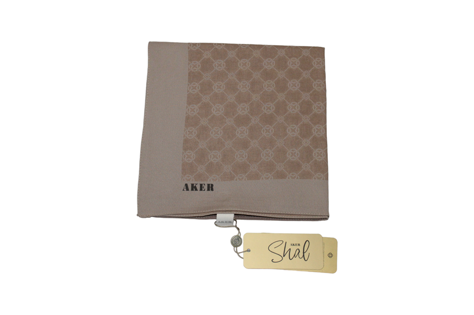 ELEGANCE MONOGRAM EŞARP - VİZON