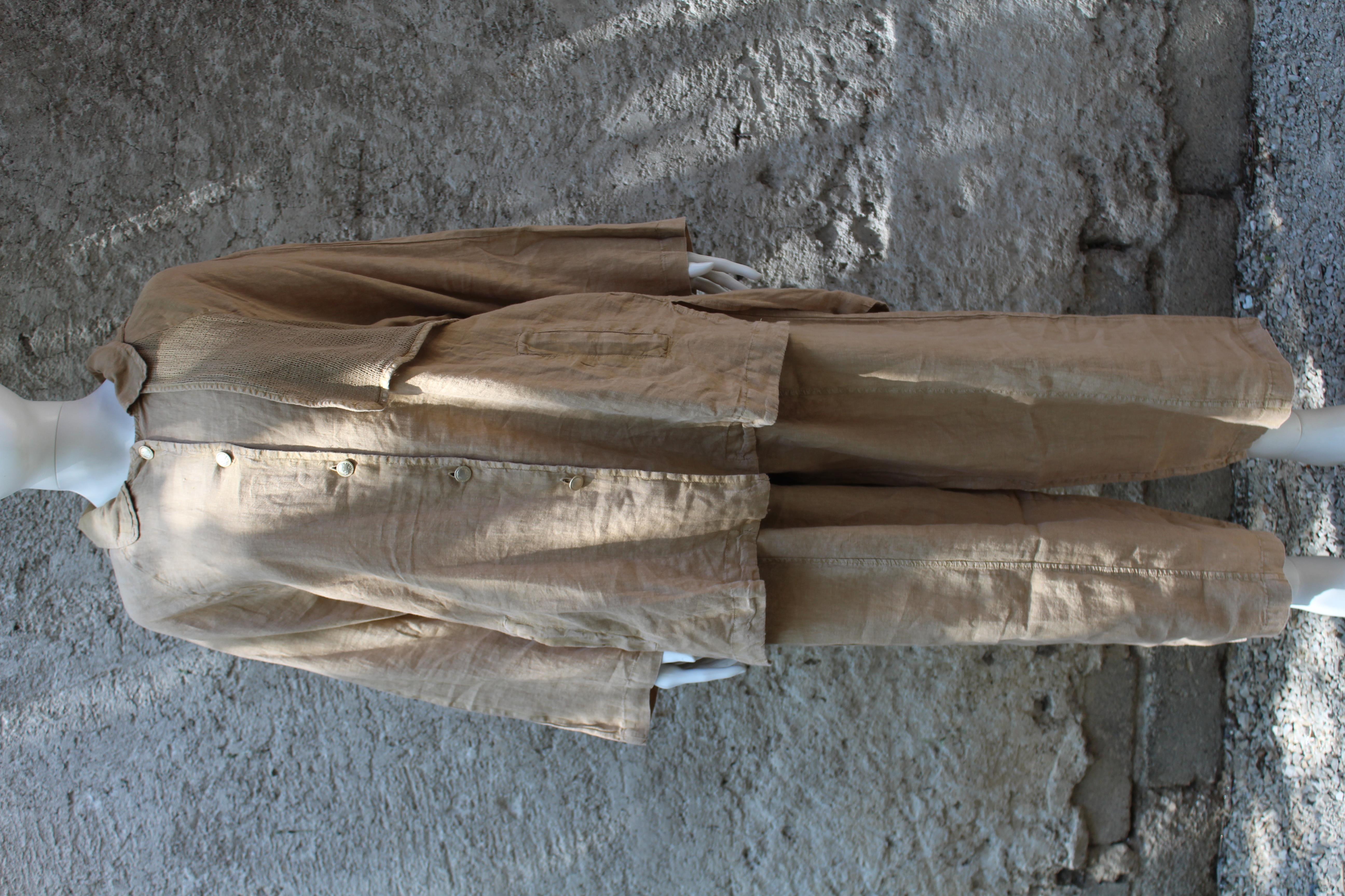 Ghisa Ceket Pantolon Takımı - Camel